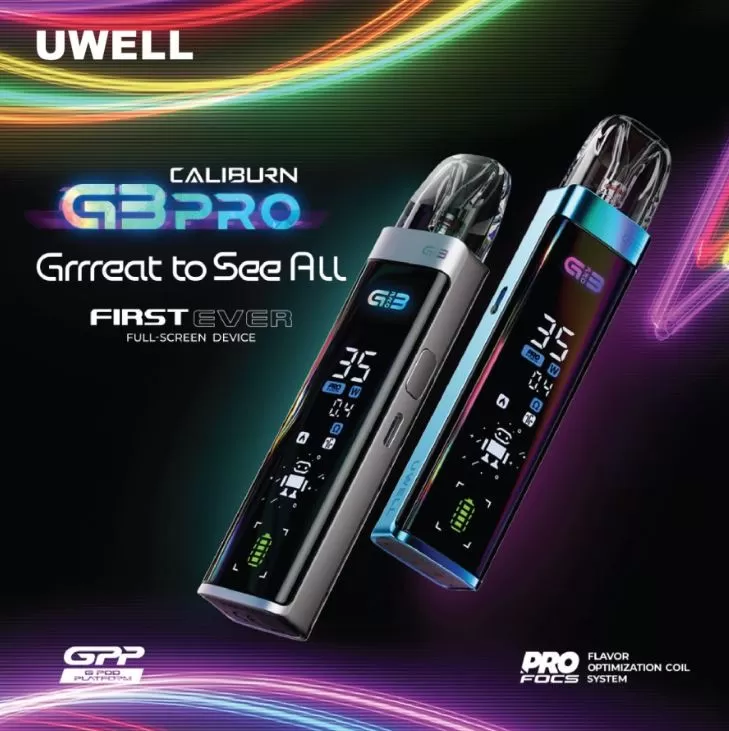 Uwell Caliburn G3 Pro Pod System Kit 1000mAh - Image 2