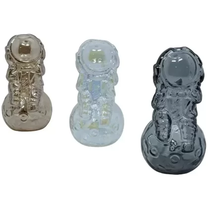 4″ Electro Plated Spaceman Hand Pipe