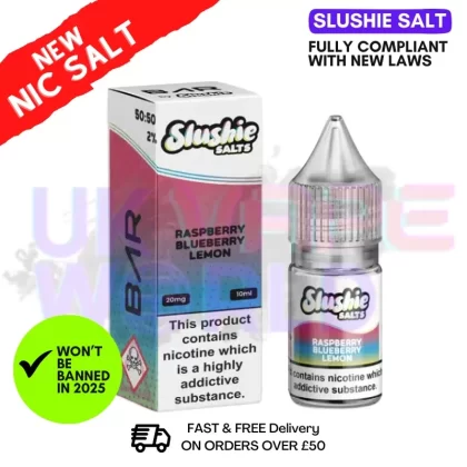 Slushie Salts Raspberry Blueberry Lemon E Liquid