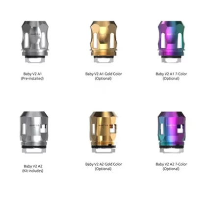 3PCS-PACK SMOK TFV8 Baby V2 Tank Replacement Coils with 0.17 Ohm - Stainless Steel /