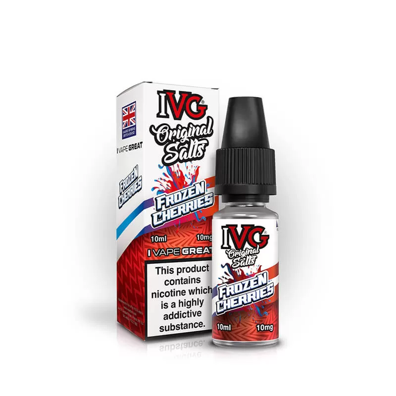 IVG Original Salts Frozen Cherries 10ml E-Liquid - 10mg