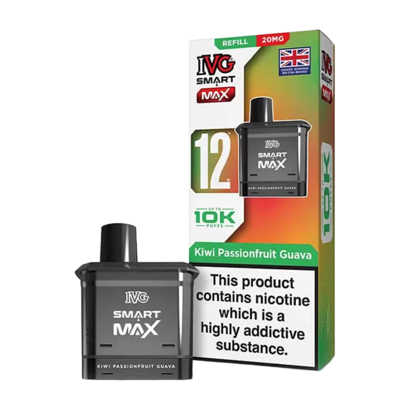 Kiwi Passionfruit Guava IVG Smart Max Refill Pack - 20mg