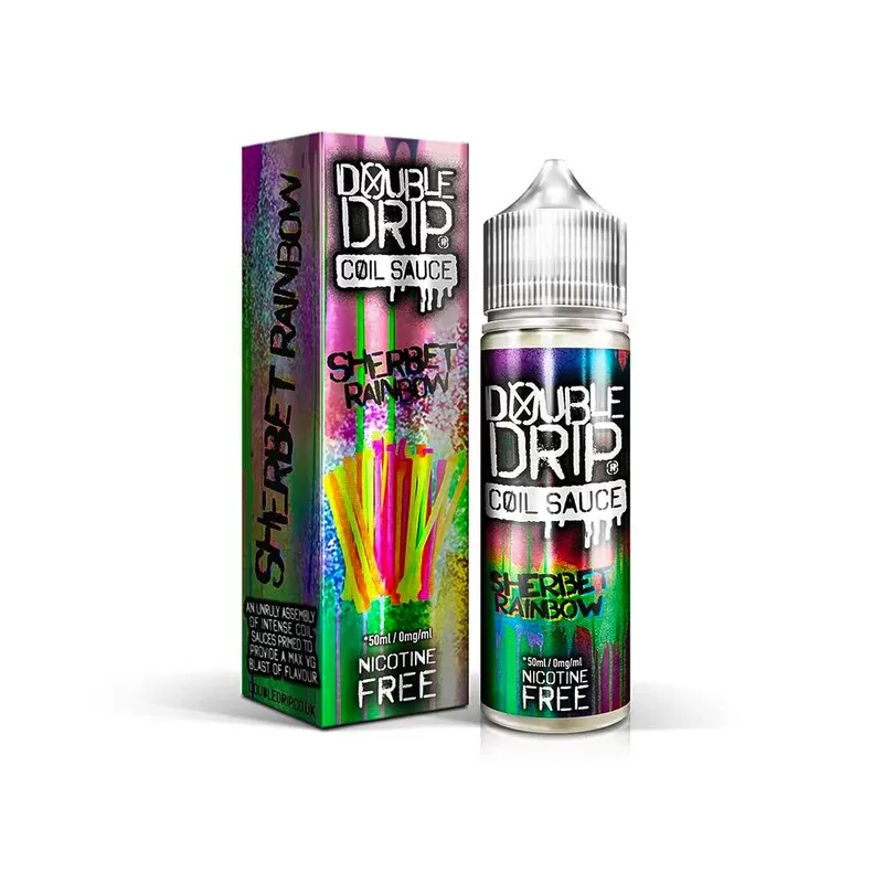 Double Drip Sherbet Rainbow Shortfill E-Liquid 50ml
