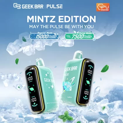 Geek Bar PULSE 15K Mintz Edition Disposable Device - 15000 Puffs - Peppermintz