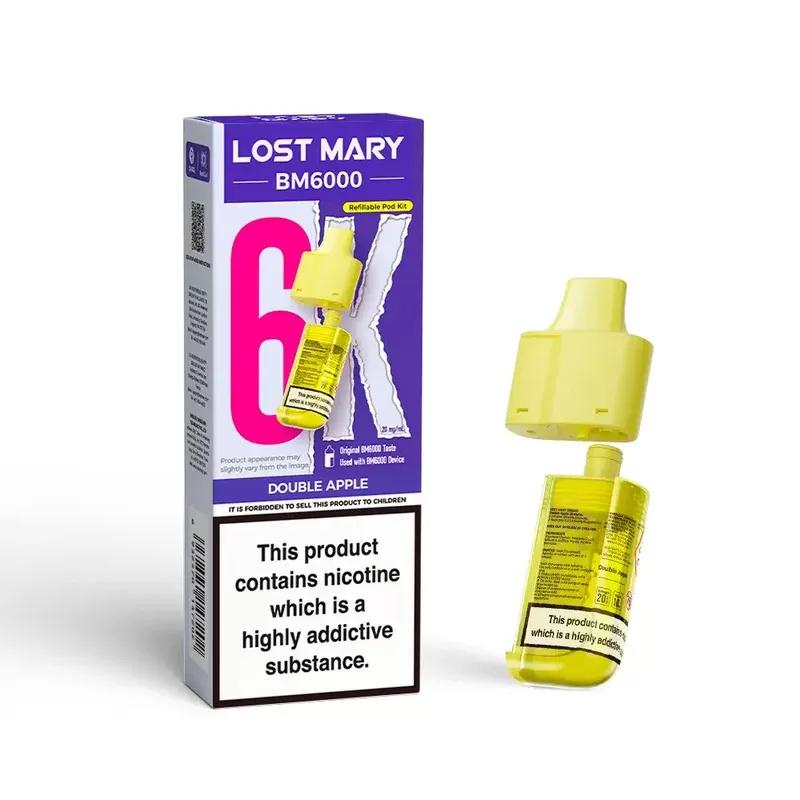 Lost Mary BM6000 Prefilled Pod Double Apple - Ecigpremium