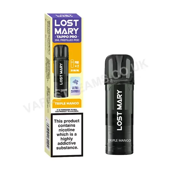 Lost Mary Tappo Triple Mango Prefilled Pods - Vapestreams Co - Image 2