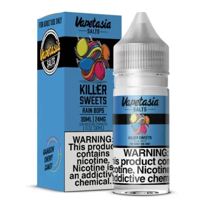 Rain Bops Killer Sweets Nicotine Salt by Vapetasia - Size#30ml~Nicotine#24MG>48MG