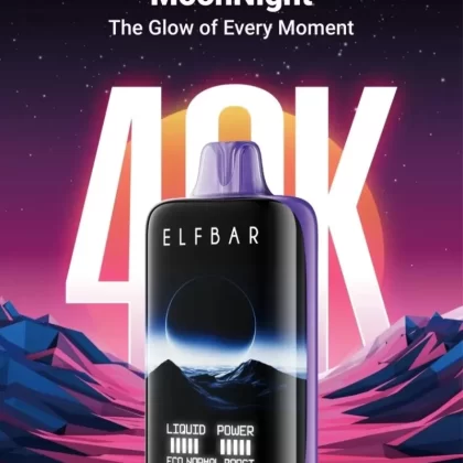 ElfBar MoonNight Disposable Vape – Strawberry Kiwi (40,000 Puffs) (50Mg)
