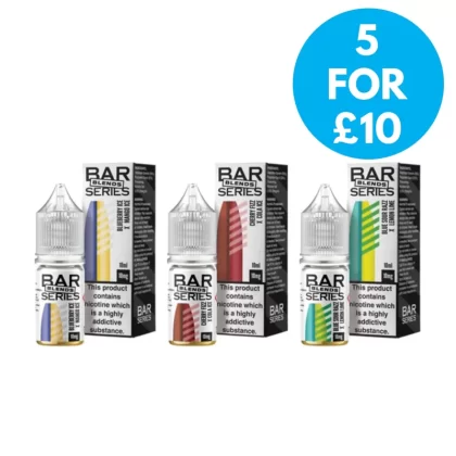 5mg Bar Series Blends 10ml Nic Salts (50VG/50PG) - Vape Co