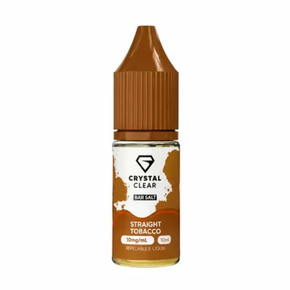 Crystal Clear Bar Salts Straight Tobacco Nic Salt - 10mg