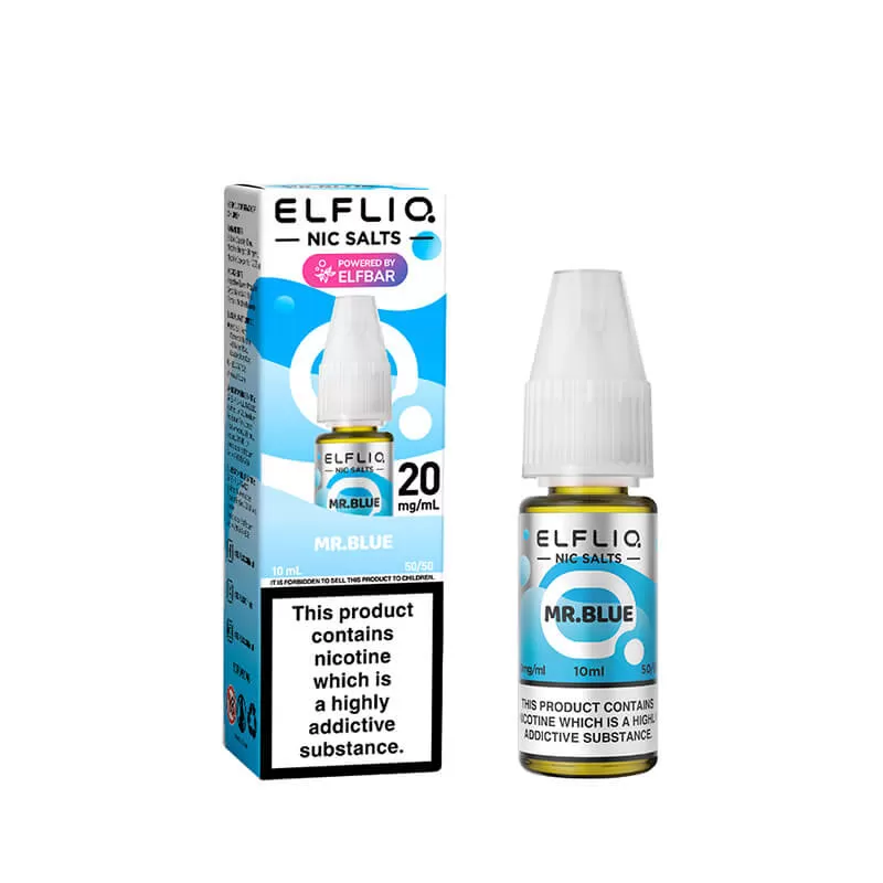 Elf Bar ElfLiq Mr Blue Nic Salt E-Liquid - 5mg - Image 3