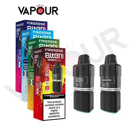 Elux Firerose Alter 7000 Pods - Blueberry Raspberry