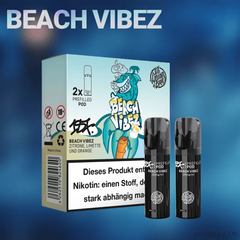187 Pods – Beach Vibez (2er Pack) - Zitrone / Orange / Limette - Image 2
