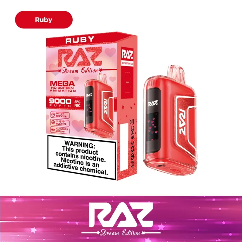 RAZ TN9000 Disposable Device – 9000 Puffs - Blue Raz B-Pop - Image 3