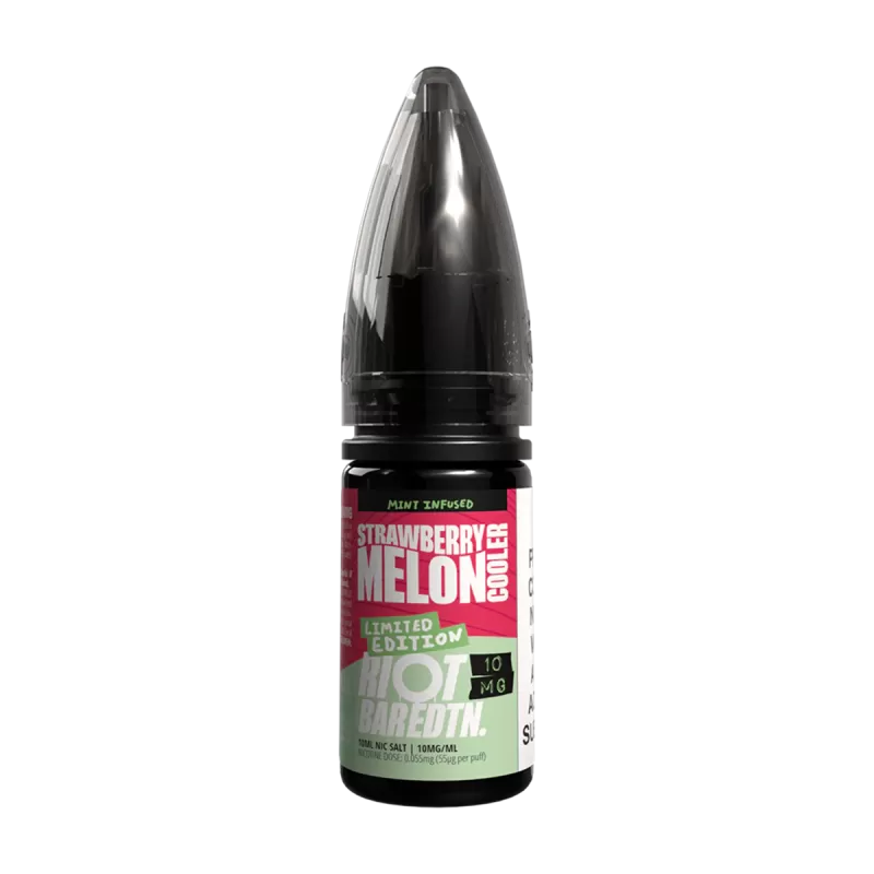 Strawberry Melon Cooler Riot Bar EDTN Nic Salt 10ml - Ecigwizard