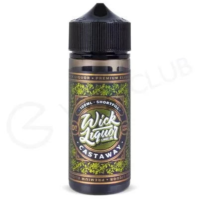 Castaway Shortfill E-Liquid by Wick Liquor 100ml - Ecigpremium