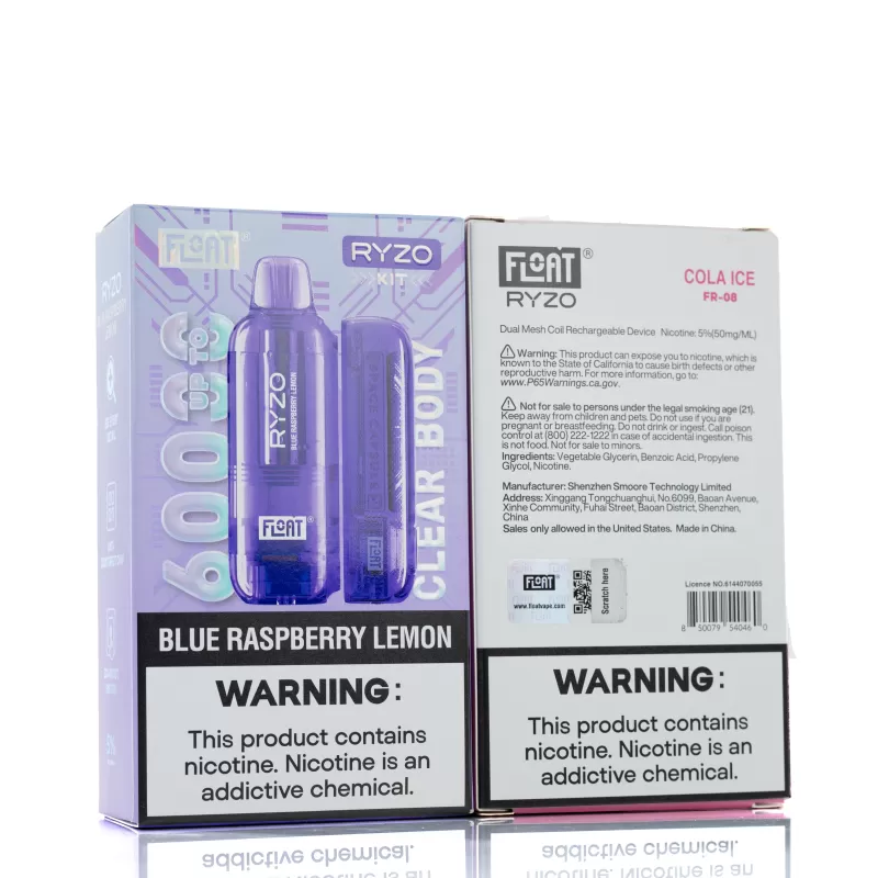 Float Ryzo 60K Disposable Vape Kit - Icy Mint - Image 3