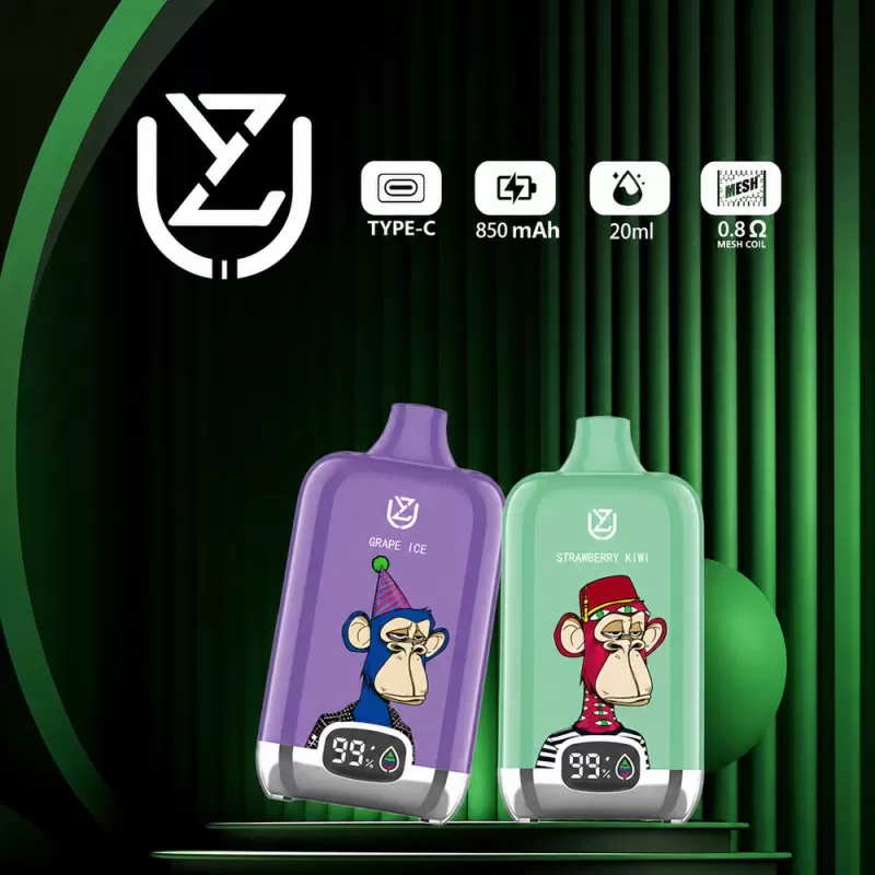 UZY Bang Digital 15K | long-lasting 15000 puffs 20ml LED display bulk disposable vape - Aiviouvapes