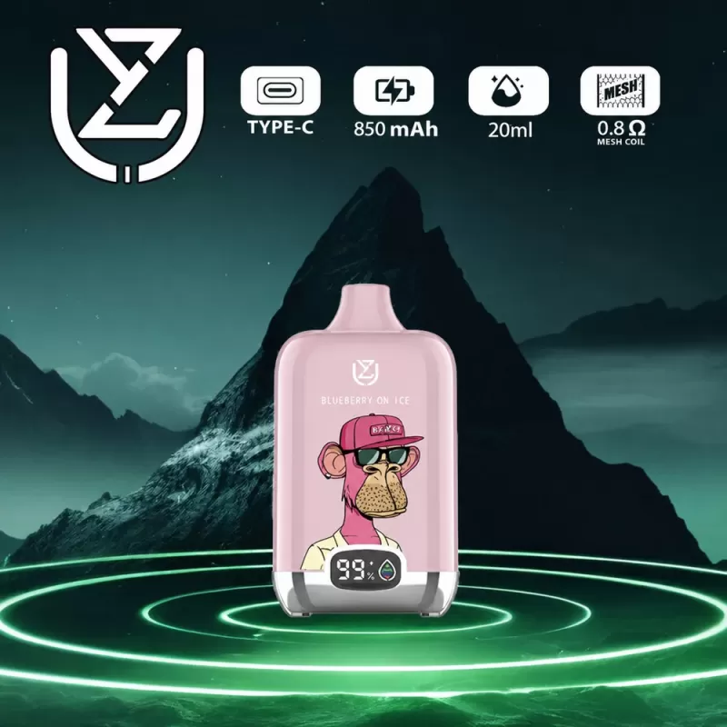 UZY Bang Digital 15K | long-lasting 15000 puffs 20ml LED display bulk disposable vape - Aiviouvapes - Image 2