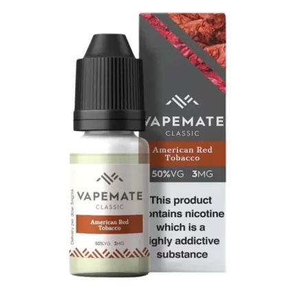 American Red Tobacco E-Liquid by Vapemate (10ml) - 6mg