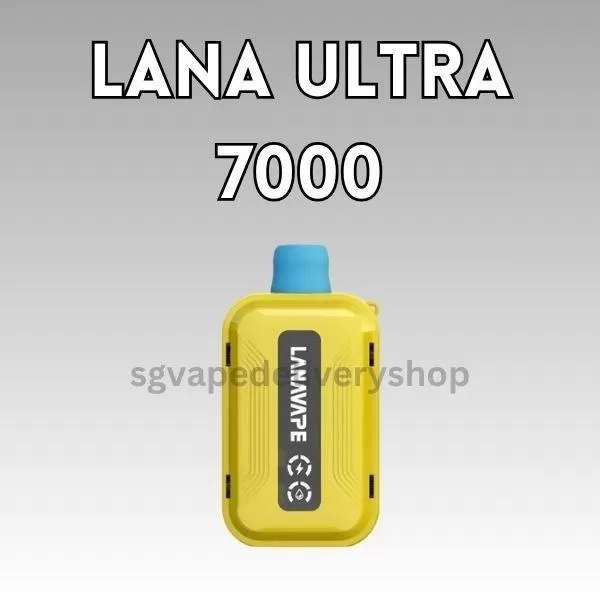 Lana Ultra 7000 Puffs - Double Mint - Sgvapedeliveryshopsecure