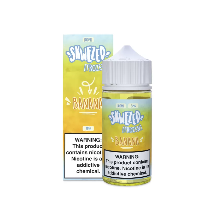 SKWEZED - Frozen Banana (Buhnanza) - 100ML E-Liquid - 3MG