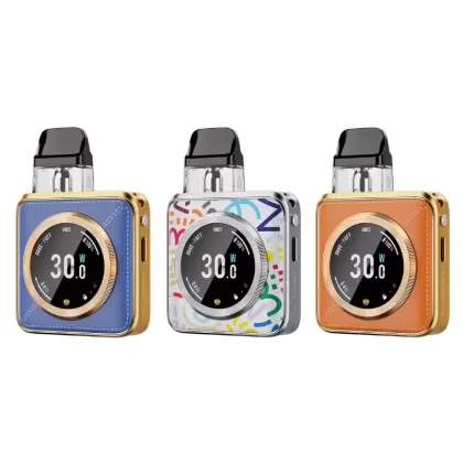 Vaporesso XROS 5 NANO 30W Pod Kit - Black Satin, Blue Leatherette