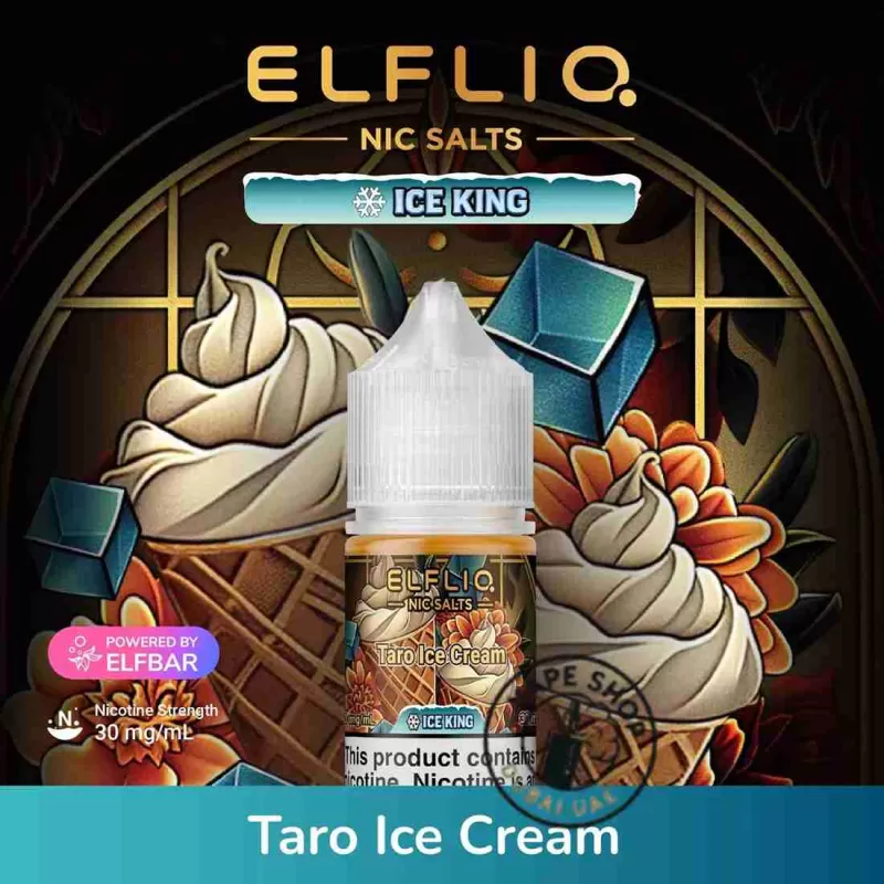 Elfliq Saltnic E-liquid 30MG By Elf bar In Dubai - Iced Apple, Iced Banana Cake (0420AF) - Image 2