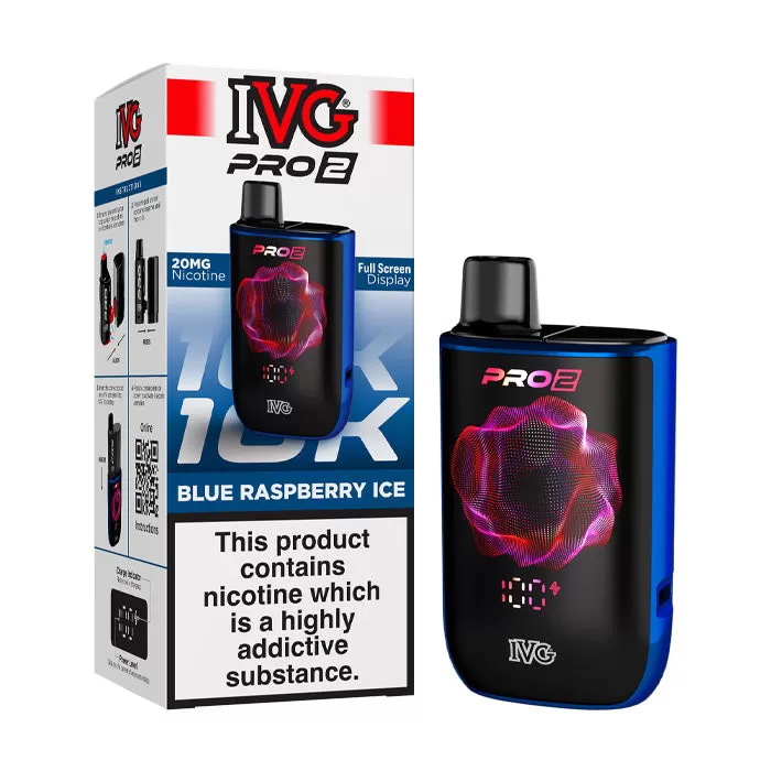 IVG Pro 2 Prefilled Pod Kit - Blue Raspberry Ice - Ukecigstore - Image 2