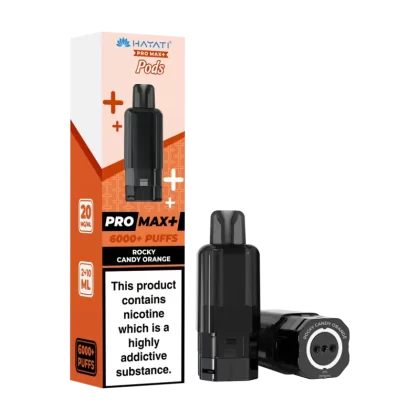 Rocky Candy Orange Hayati Pro Max+ Refill Pack - 20mg - Vape Product