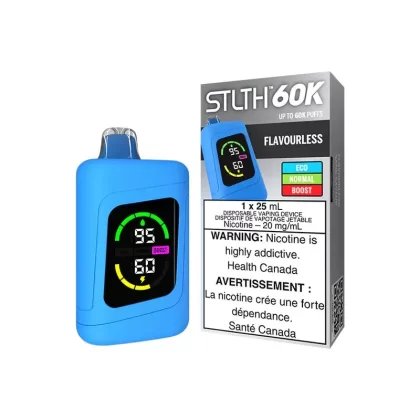 Flavourless STLTH 60K Disposable Vape - Flavours#Flavourless~Provinces#Ontario/ Quebec>Other Provinces (663C01)