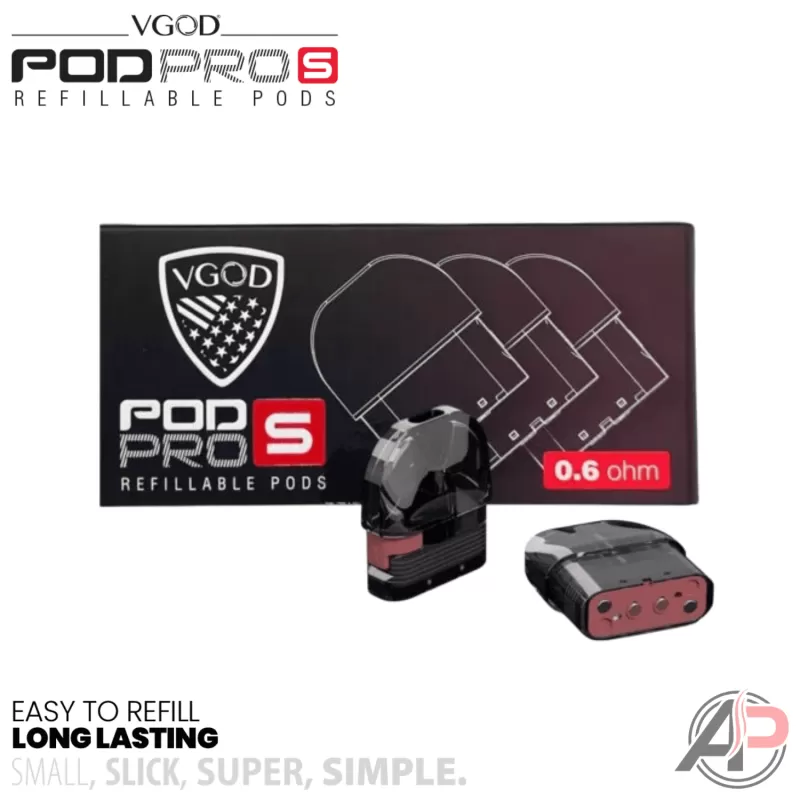 Vgod Pod Pro S Replacement Pods 3 Pack - Image 2
