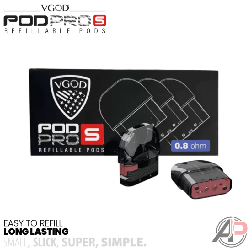 Vgod Pod Pro S Replacement Pods 3 Pack - Image 3