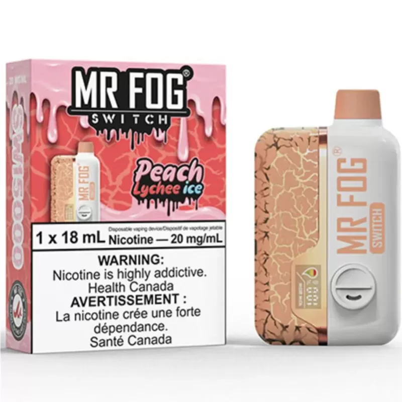 MR FOG SWITCH SW15000 Disposable Vape – Peach Lychee Ice