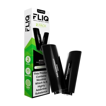 Kiwi Passionfruit Guava Avomi Fliq 4in1 Pods - Vapeshop Co