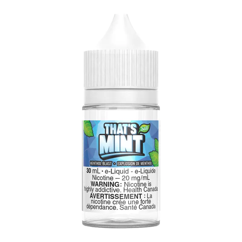 That's Mint Salt-Nic E-Liquid - Menthol Blast 30ml - 12mg/ml