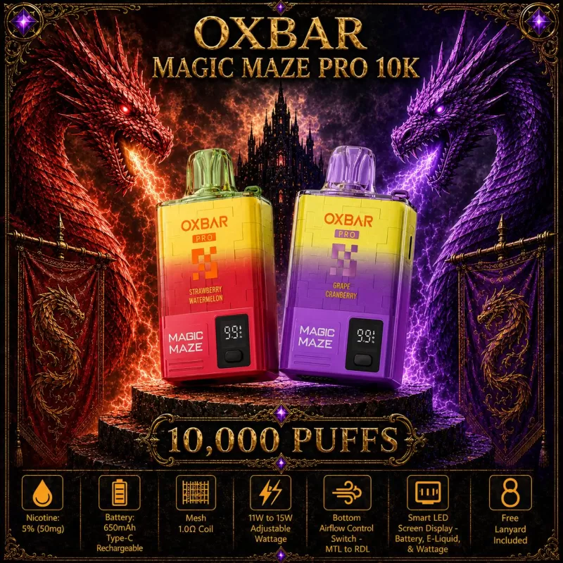 OXBAR Magic Maze Pro 10K - Mango Boba - Vapeciga