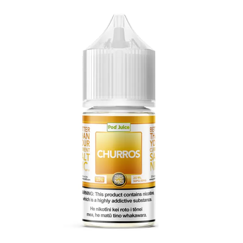 Pod Juice Salt – Churros 30ml (35, 55 mg) - Vape Product, Vape Product - Image 2