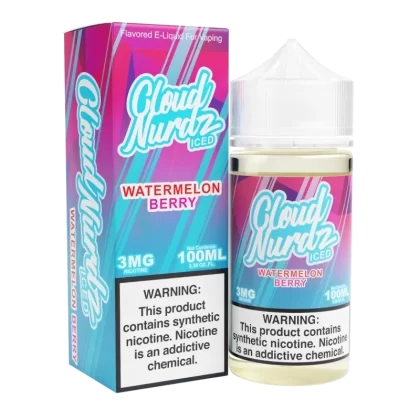 Watermelon Berry Iced by Cloud Nurdz Ice TFN 100ML - 12MG