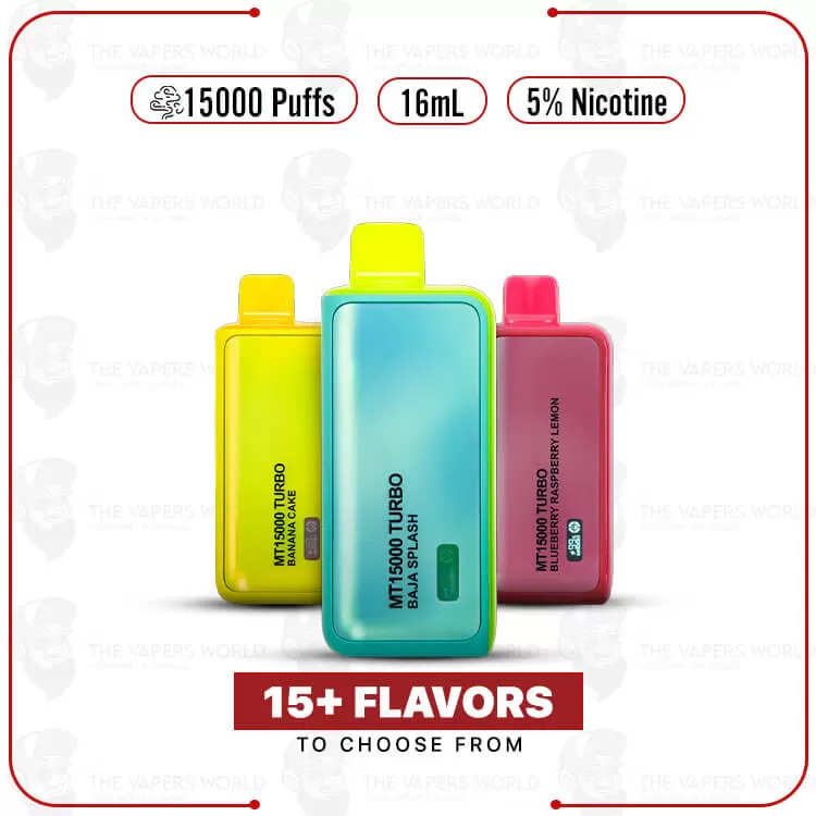 MT15000 Turbo 15K Puffs Disposable vape - Thevapersworld
