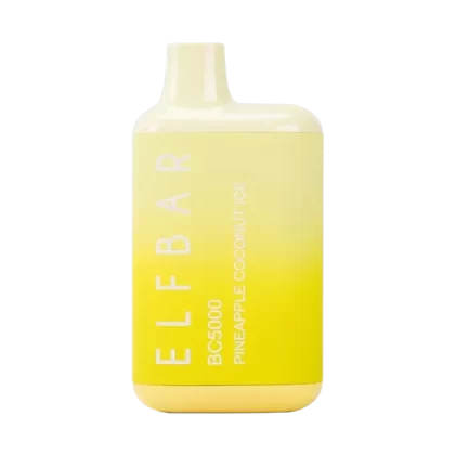 ELF BAR BC5000 5000 Puffs Disposable Vape – 13ML Pineapple Coconut Ice - Flavor#Pineapple Coconut Ice