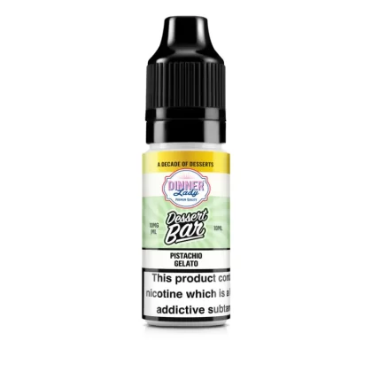 Dinner Lady Dessert Bar Salts Pistachio Gelato Nic Salt - 20mg - Pack of 10