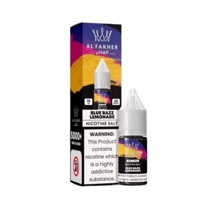 Al Fakher Blue Razz Lemonade Nic Salt Vape Juice - 10mg