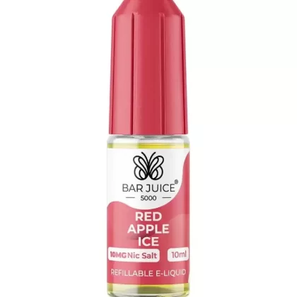Bar Juice 5000 Red Apple Ice Nic Salt Vape Juice: A Refreshing Treat