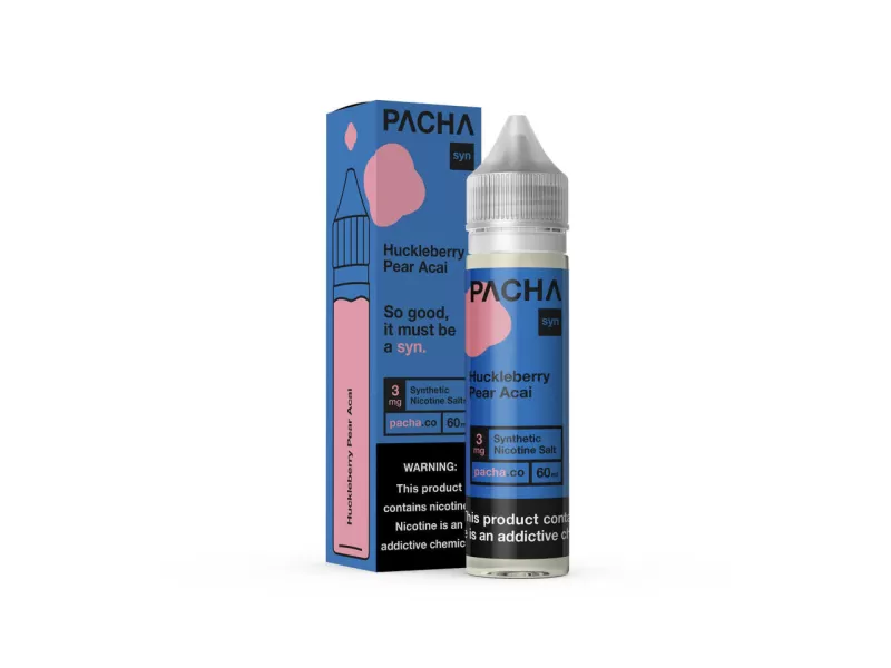 Pacha Syn E-Liquid 60ml - Pink Berry Ice / 6mg - Vapeciga - Image 3