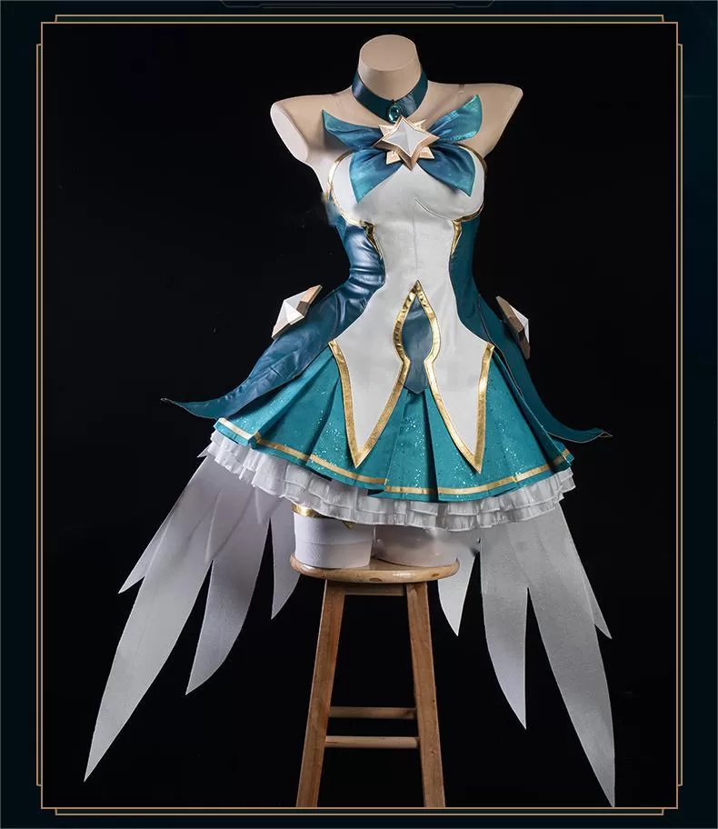 Star Guardian Celestial Healer Star Guardian Soraka Cosplay Costume - Magical Girl Starchild Outfit - Image 2
