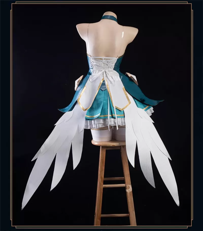 Star Guardian Celestial Healer Star Guardian Soraka Cosplay Costume - Magical Girl Starchild Outfit - Image 3
