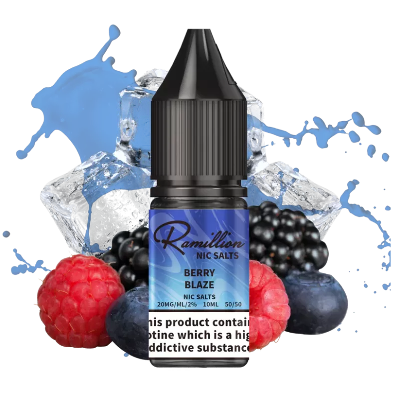 Ramillion 10ml E-liquid Nic Salt - 20 MG / Strawberry Ice - Image 3