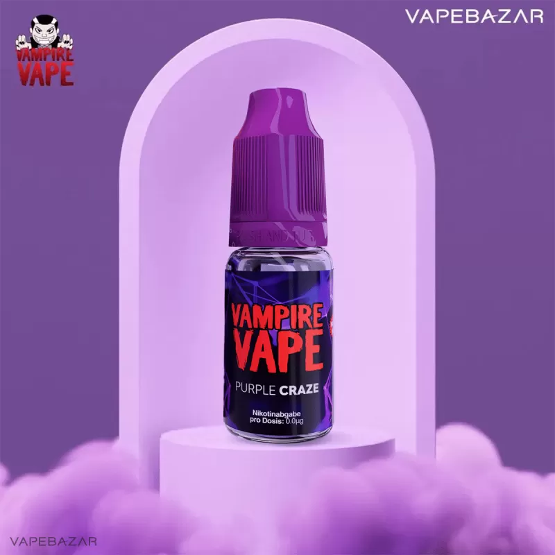 Vampire Vape Liquid – Purple Craze - 6mg/ml, 3mg/ml