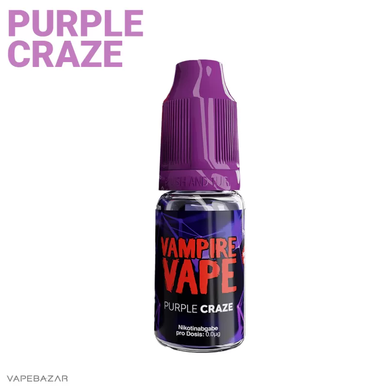 Vampire Vape Liquid – Purple Craze - 6mg/ml, 3mg/ml - Image 2